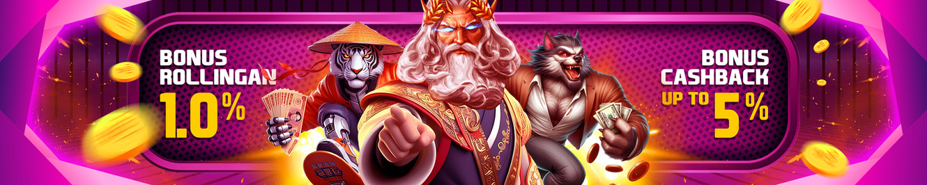 Bonus Cashback 5% dan Bonus Rollingan 1% Setiap Hari Beluga99